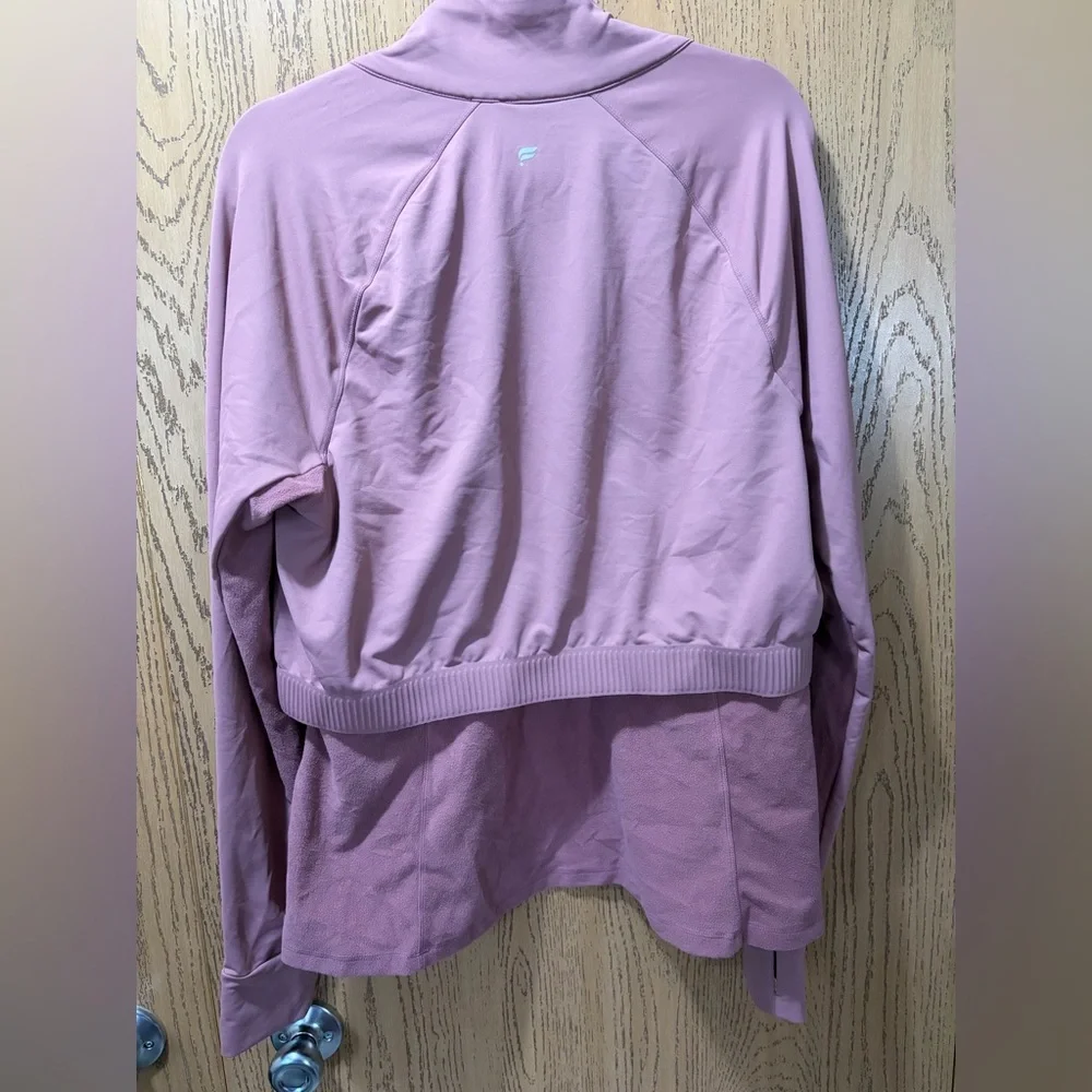 Fabletics Mauve Zip-Up Jacket - Picture 8 of 9